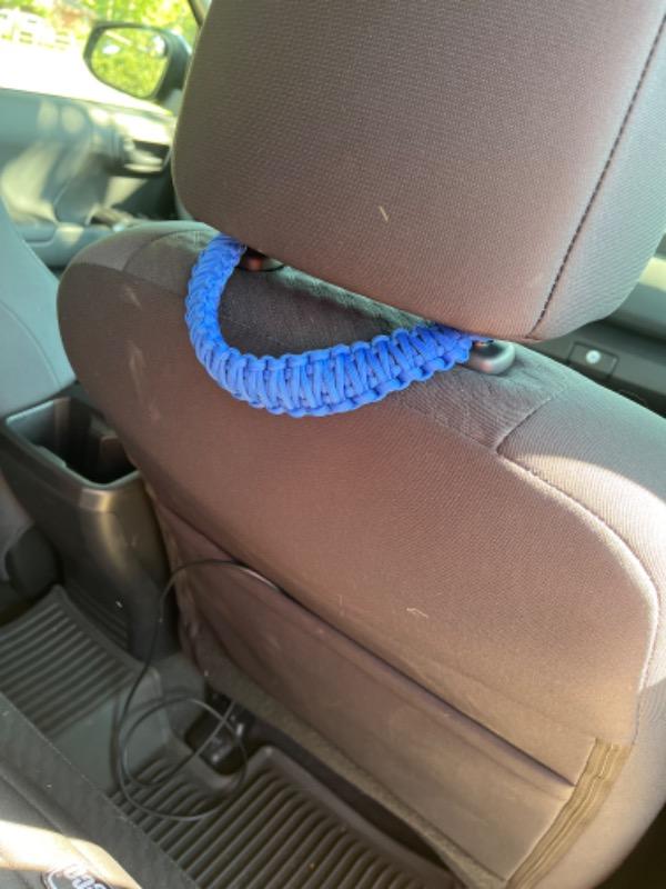 Paracord Headrest Grab Handles — Lifestyle