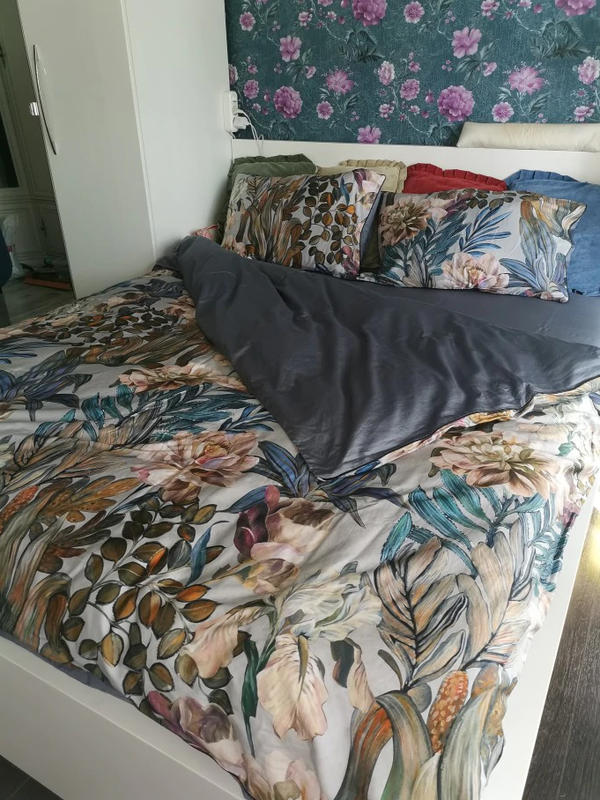 Tropical Leaves Duvet Cover & Sheet Set (Egyptian Cotton) Forhabitat