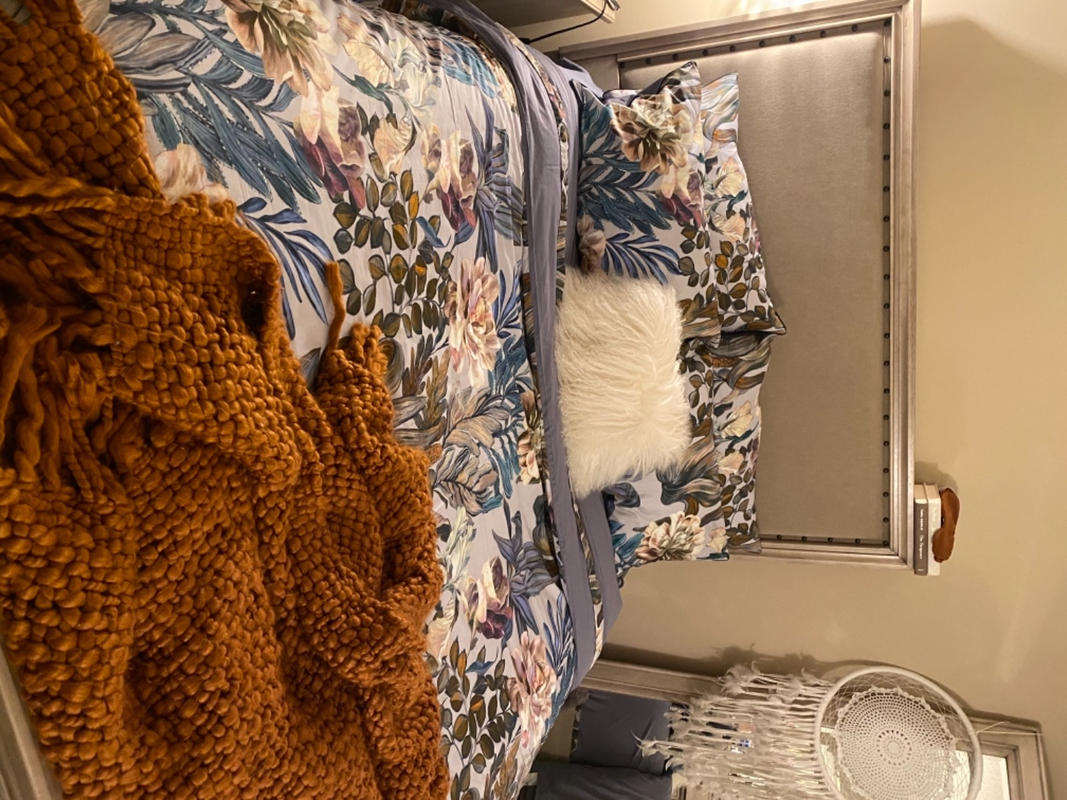 Tropical Leaves Duvet Cover & Sheet Set (Egyptian Cotton) Forhabitat