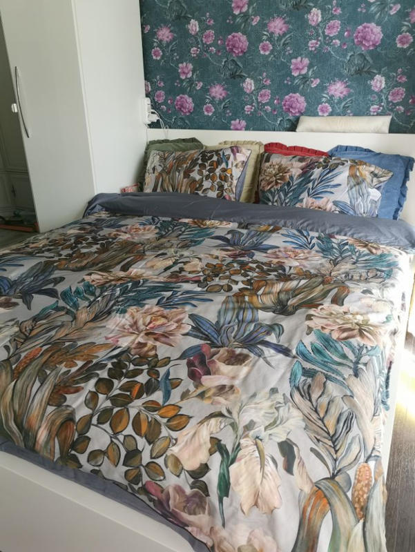 Tropical Leaves Duvet Cover & Sheet Set (Egyptian Cotton) Forhabitat