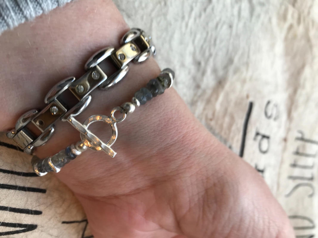 Hill Tribe Silver Earth Energy Bracelet Handmade in Thailand