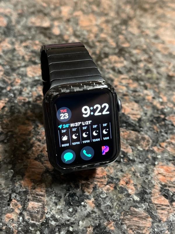 Carbon Fiber Apple Watch Case 42mm Series 1 Carbon Fiber Gear