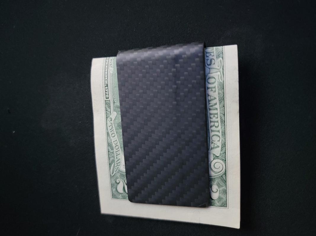 The Ridge Wallet: Forged Carbon Money Clip