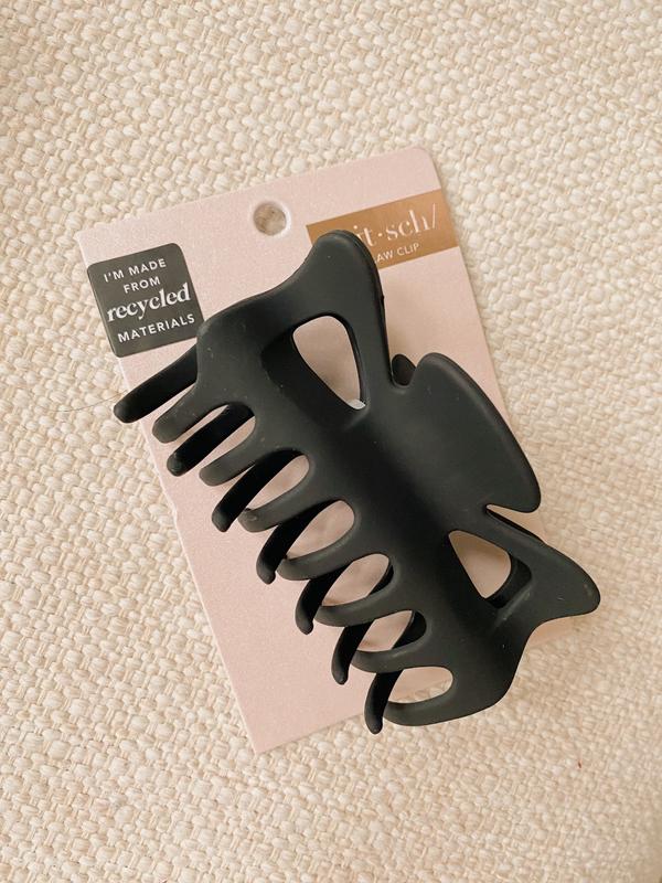 EcoFriendly Mini Claw Clips 4pc set Black KITSCH