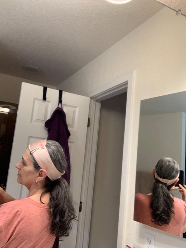 Satin Sleep Headband Blush KITSCH