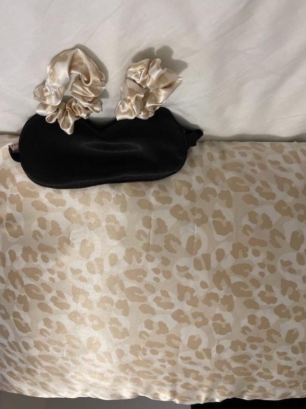 Satin Sleep Eye Mask Leopard KITSCH