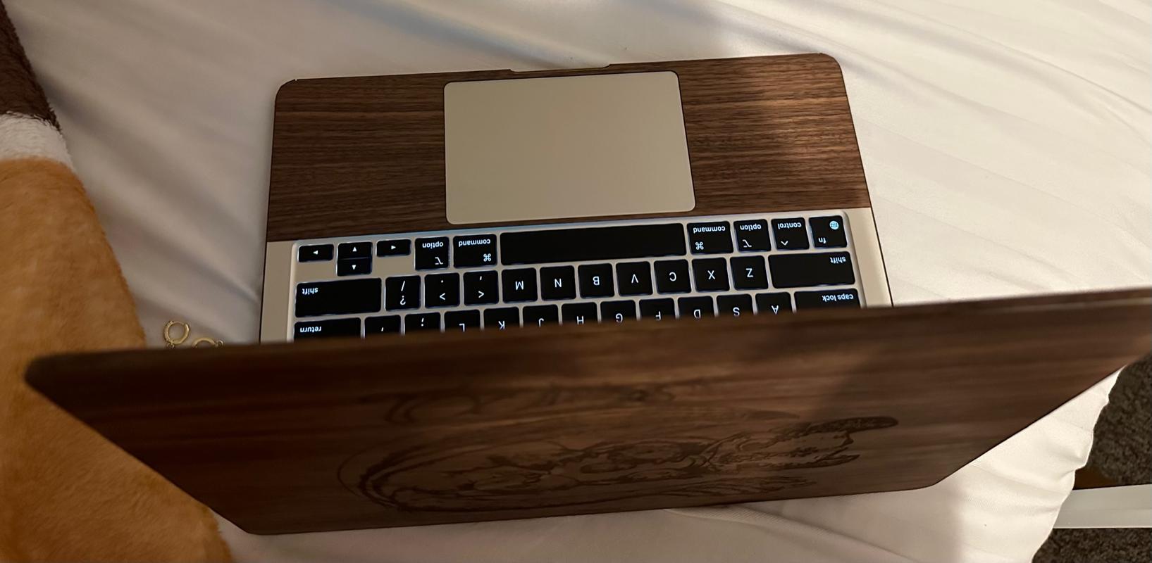 Real wood covers for MacBook Air and Pro, Toast