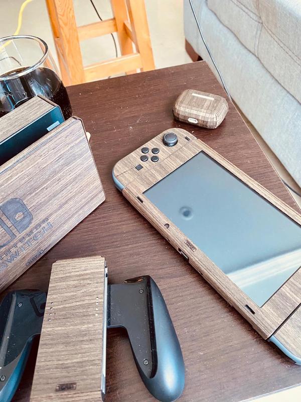 nintendo switch wood case