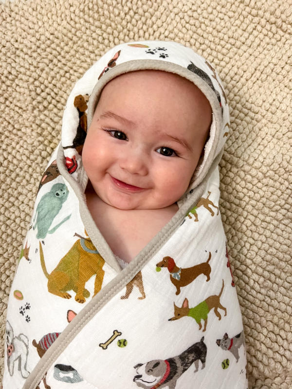 Baby Hooded Towel & Washcloth Set - Lemon – Little Unicorn USA