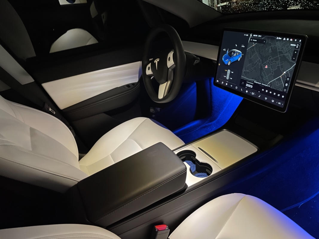 Tesla Model 3 Center Console wrap | Model Y Center Console Wrap - TESBROS