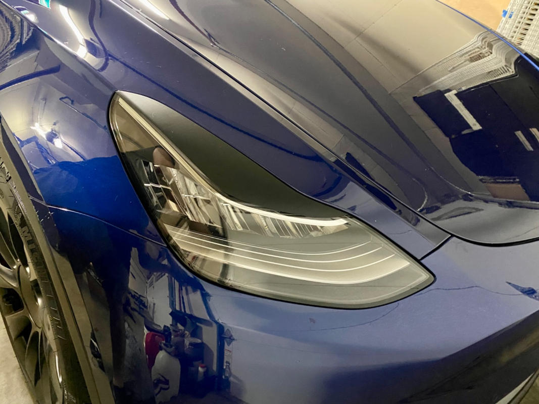 Headlight Eyelid Wrap for Model 3/Y TESBROS