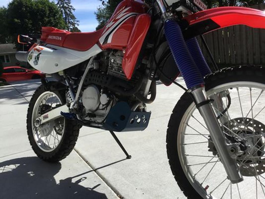 Honda XR650L & XR600R Aluminum Skid Plate Ricochet OffRoad