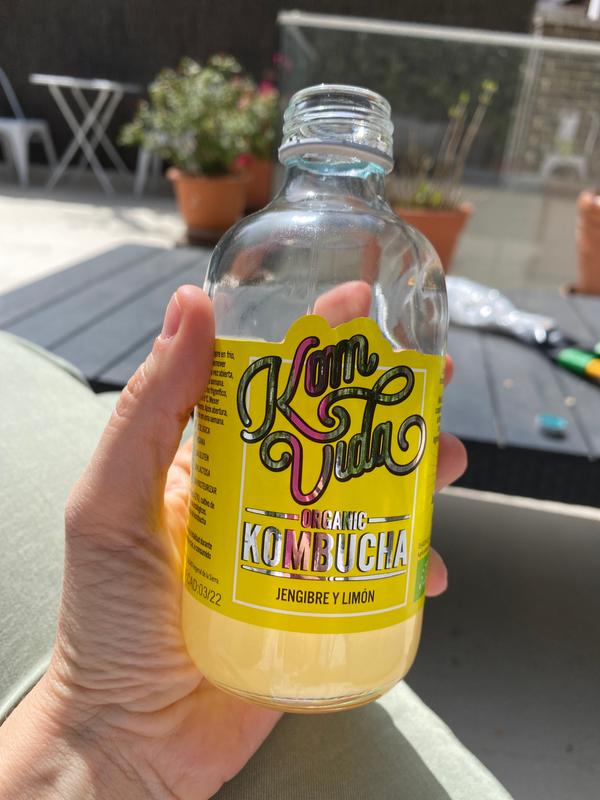 Kombucha de Jengibre y Limón Gingervida Komvida 12x 250 ml Komvida