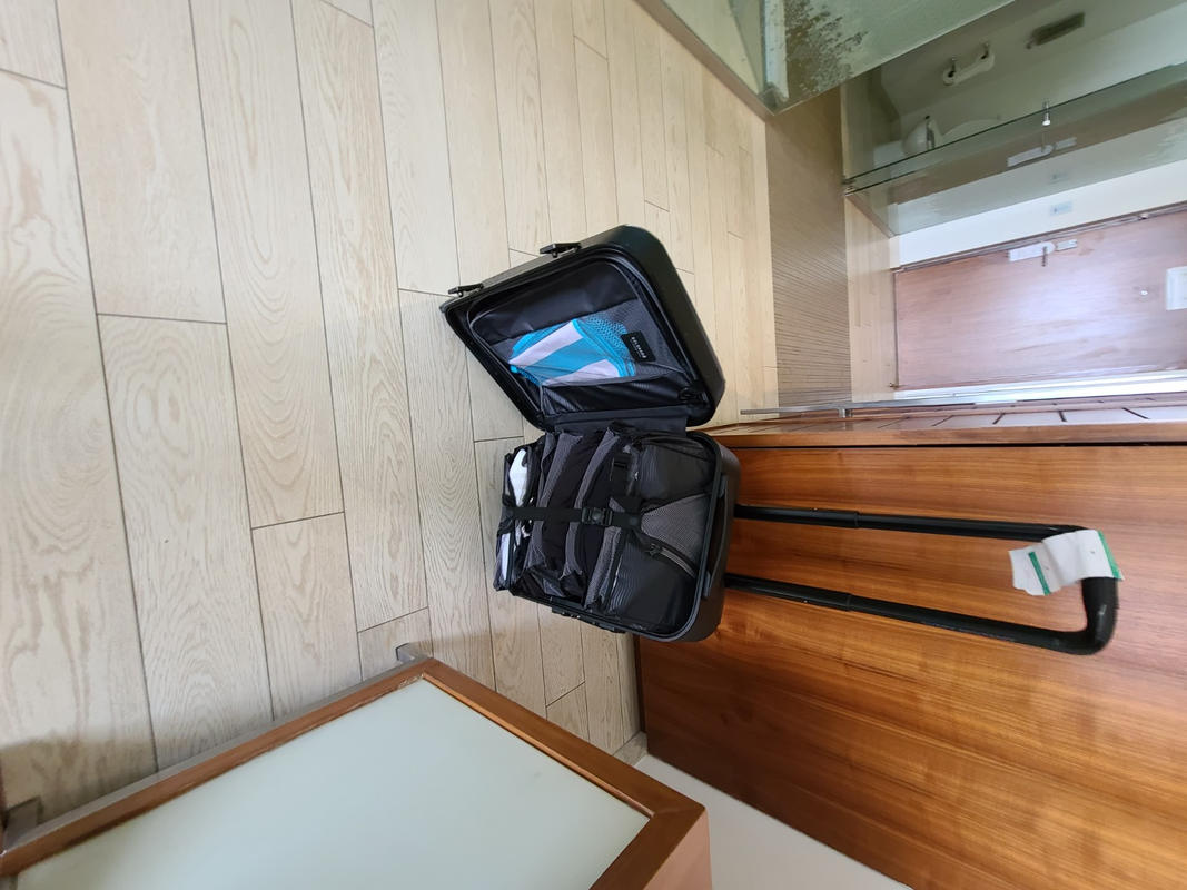 Carryon Closet Suitcase With Shelves Luggage Solgaard