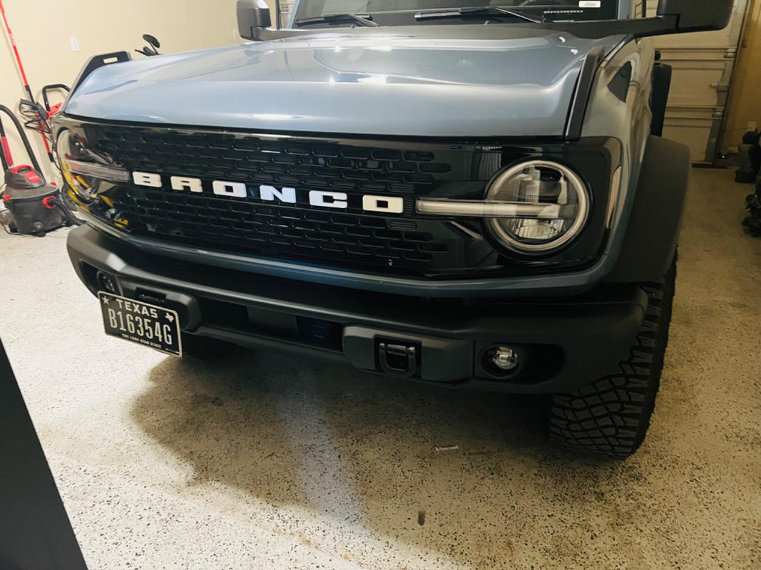 Bronco License Plate Mount | Ford Bronco (2022+) for Capable Steel Bum ...