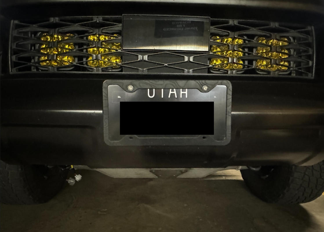Tactilian Silicone Topography License Plate Frame — 4Runner Lifestyle