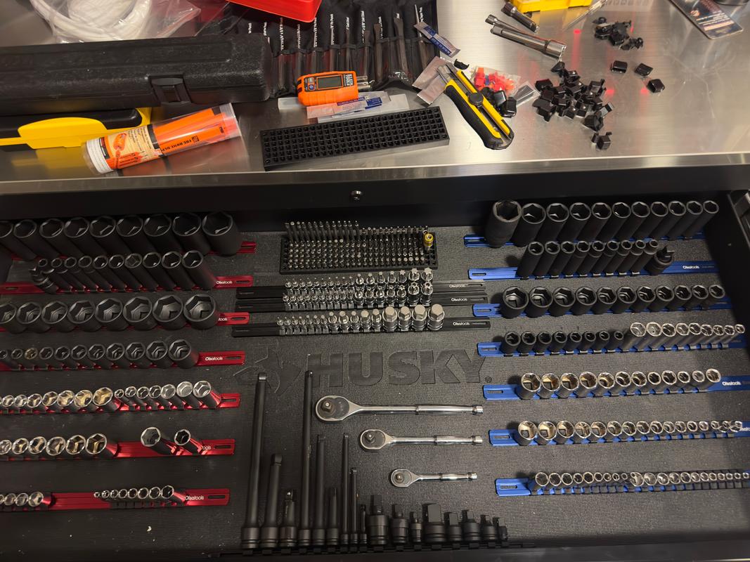 Aluminum Socket Organizer Rails with Locking End Caps – Olsa Tools Canada