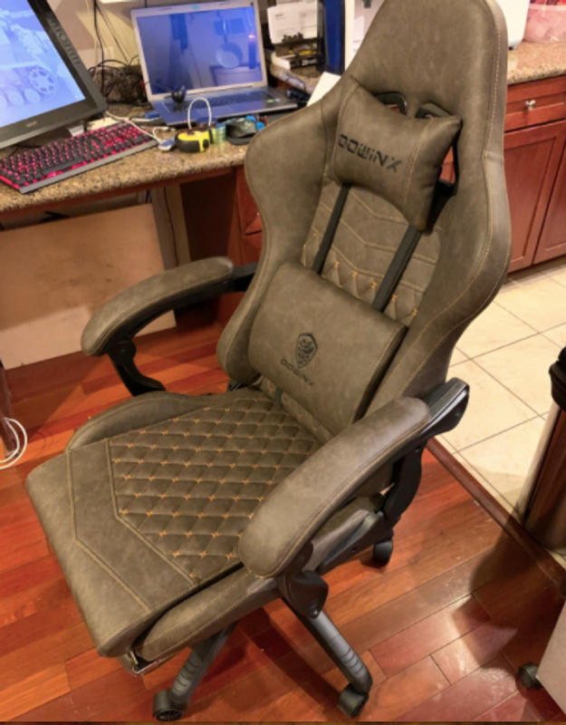 DOWINX 2020 Gaming Racing Chair 6689 Light Grey DOWINX