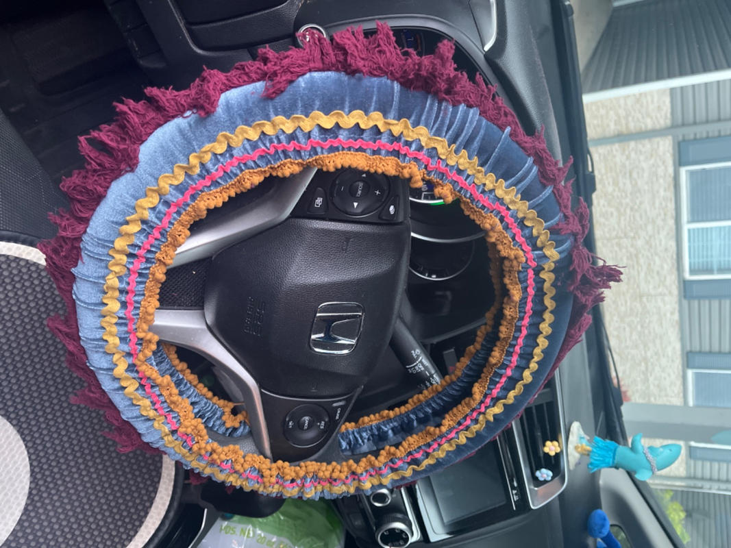 Velvet Steering Wheel Cover Berry Natural Life