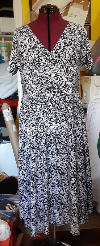 Ella Printed ITY Fabric (12-4) $5.99/yard Stretch Jersey Sold BTY
