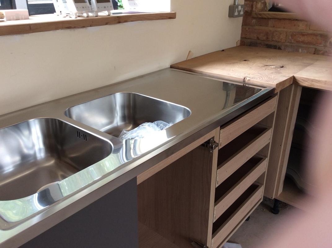 1200mm Layon, Siton Kitchen Sink, deep double bowls Alveus Classic