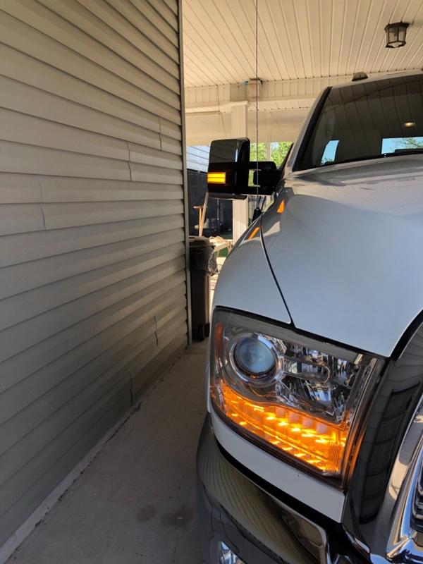 GM Style Dodge Ram 2500/3500 Tow Mirrors (20102018) Style 2 Boost