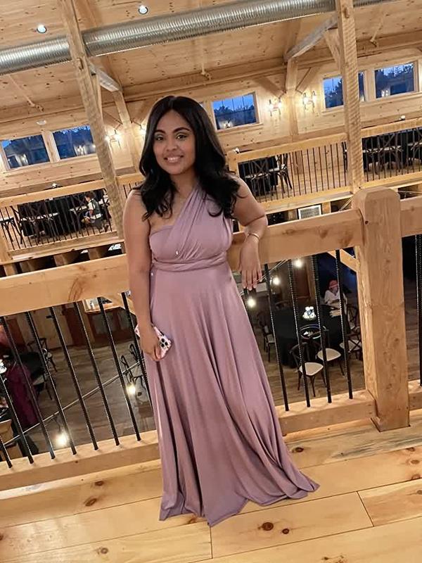 macys mauve dress