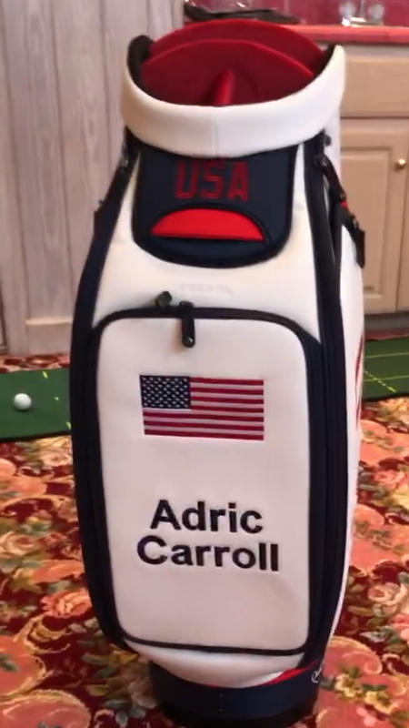 Pink Peg Vessel Golf Bag - Customized