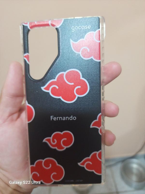 Capinha para celular Naruto - Nuvens Akatsuki