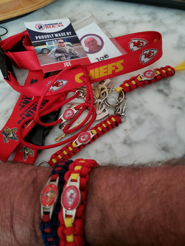 Kansas City Chiefs Wristband Pro Football Fan Game Gear Team