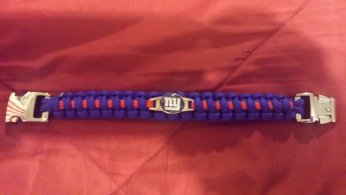 Cleveland Browns Paracord Bracelet NFL Officially Licensed Charm