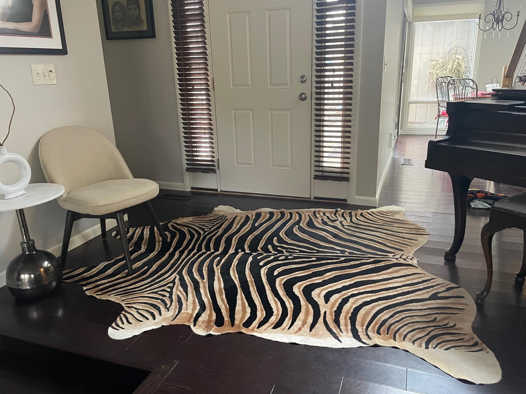Zebra Safari Cowhide Rug From eCowhides®