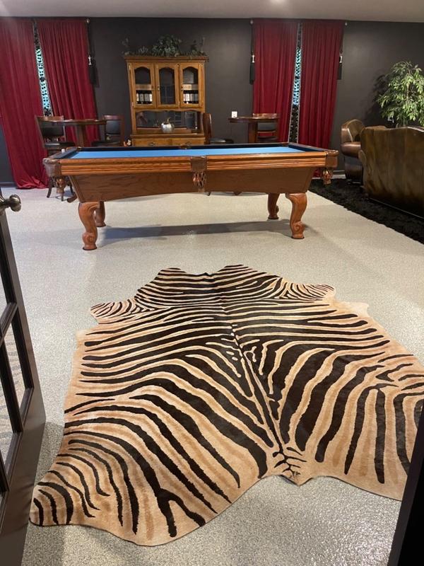 Zebra Safari Cowhide Rug From eCowhides®
