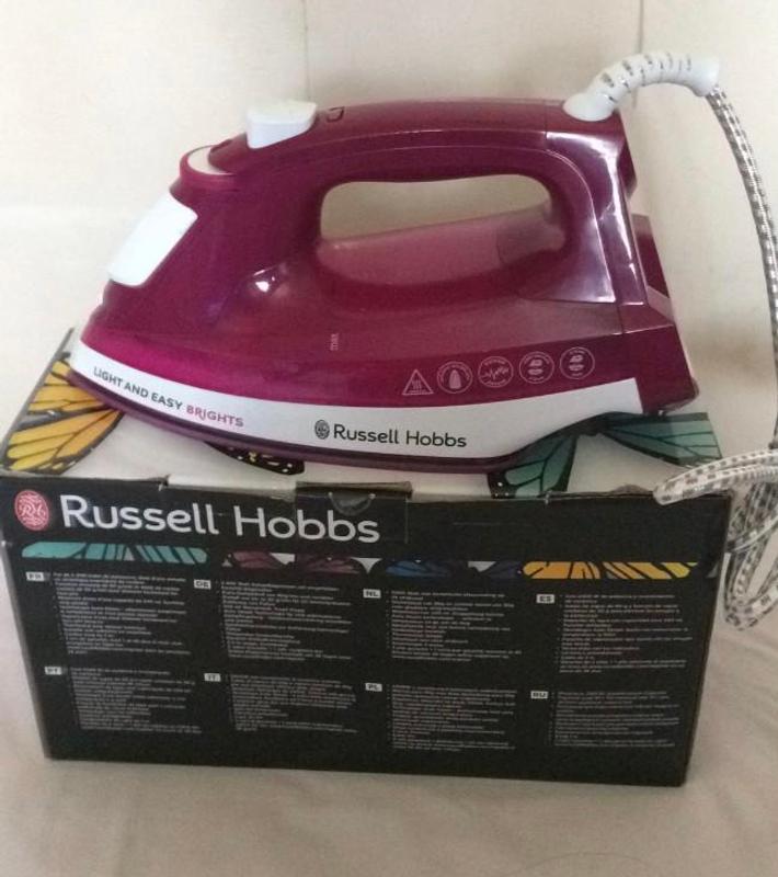 Russell Hobbs Light And Easy Brights Steam Iron Mulberry 2400W 24820