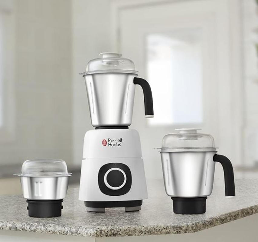 Russell Hobbs Mixer Grinder Supreme With 3 Stainless Steel Jars 750W