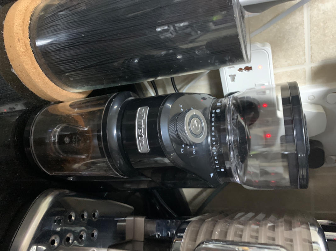 Ariete Conical Burr Coffee Grinder, Black Metal 3023 Jashanmal