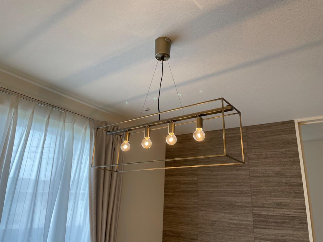 Gold Box Frame Pendant Light – KANADEMONO