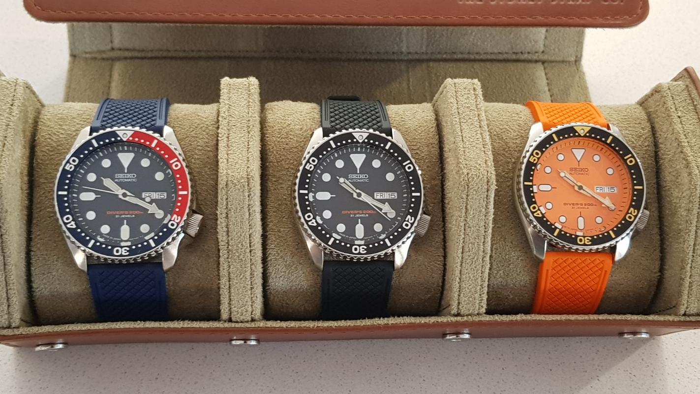 Buy Hexagonal Leather Watch Storage Roll Tube Case Online