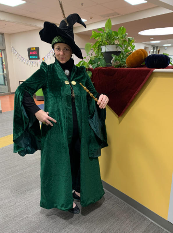 Harry Potter Minerva McGonagall Cosplay Costume Halloween Suit – Coshduk