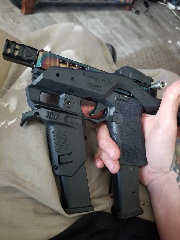 TBC 9mm Micro Compensator Muzzle Brake for Glock Pistols 3CR Tactical