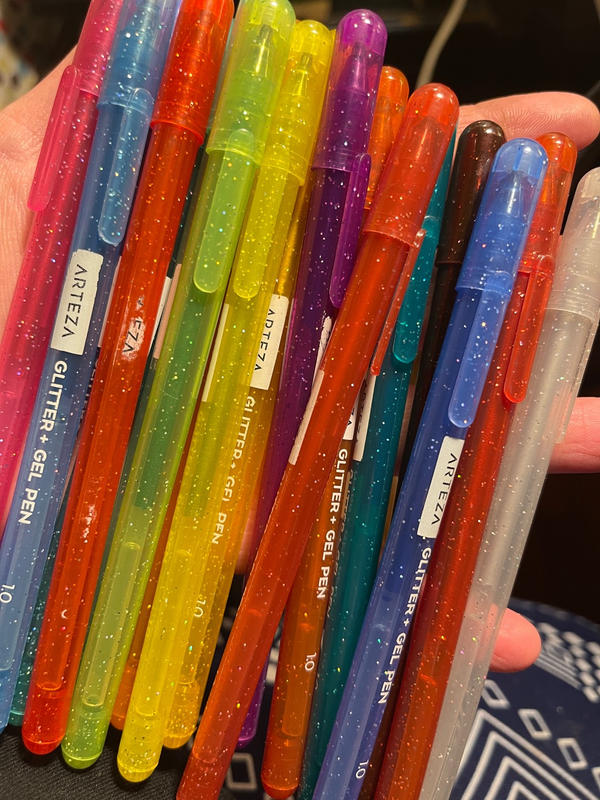 Arteza Real Arteza Glitter Pens Arteza Blendable Ink Real Brush