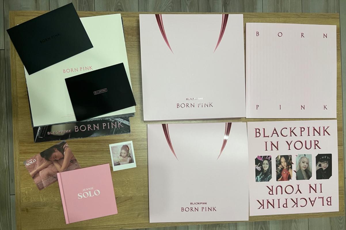 BLACK PINK THE ALBUM limited edition LP 購入特典有り 本・音楽