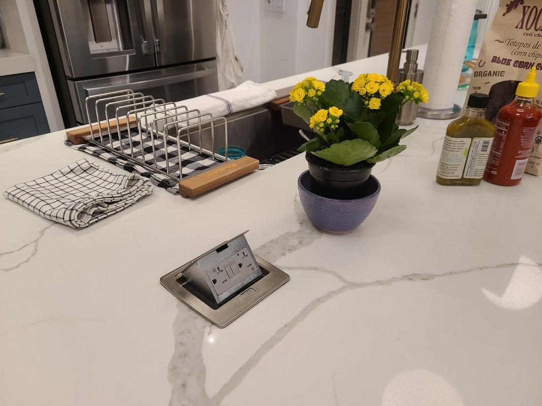 Kitchen Counter Pop Up Outlet Dandk Organizer