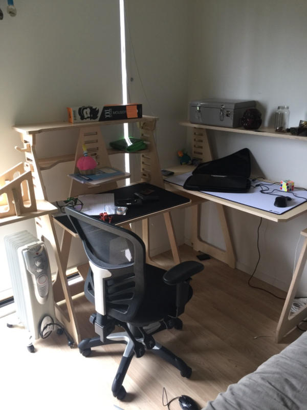WFH Double Wide Desk Home Office Desk Work From Home Desks Work From Home Desks NZ
