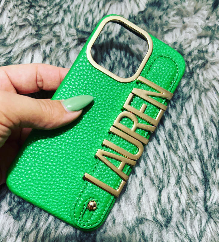 SERENA Custom Lettering Handle iPhone Case – Luxe Life Accessories