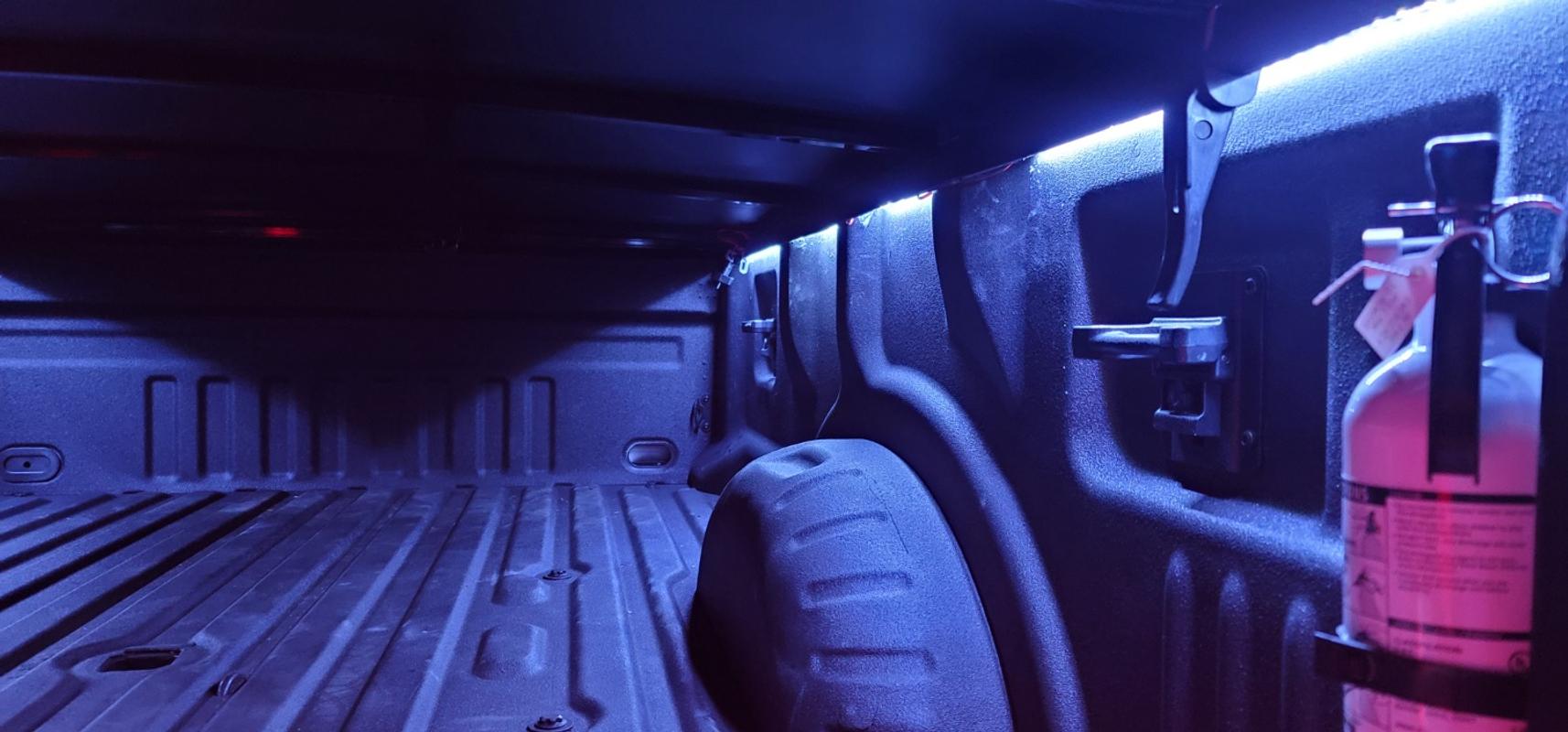 2017 2022 F250 Super Duty Integrated Bed Cargo Area Premium LED lights