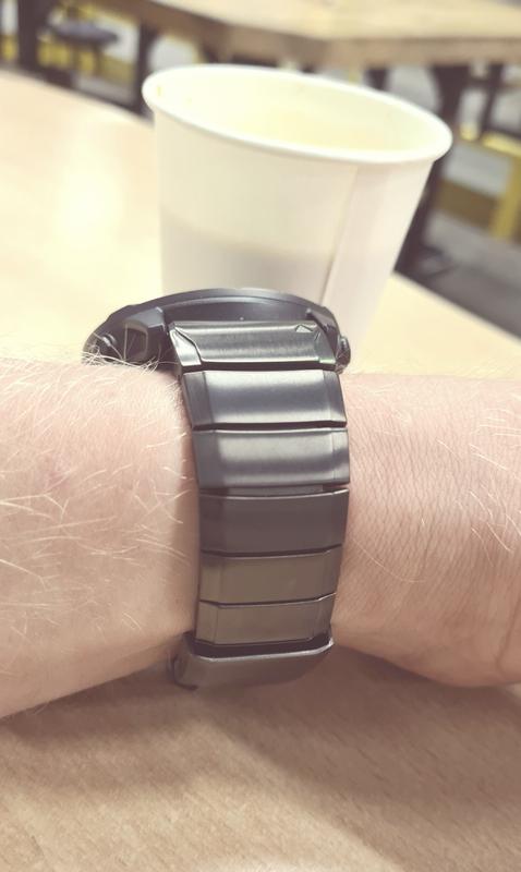 Garmin Fenix 5X Quickfit 26mm DLC titanium armband 010-12741-01 -  klockmagasinet.com