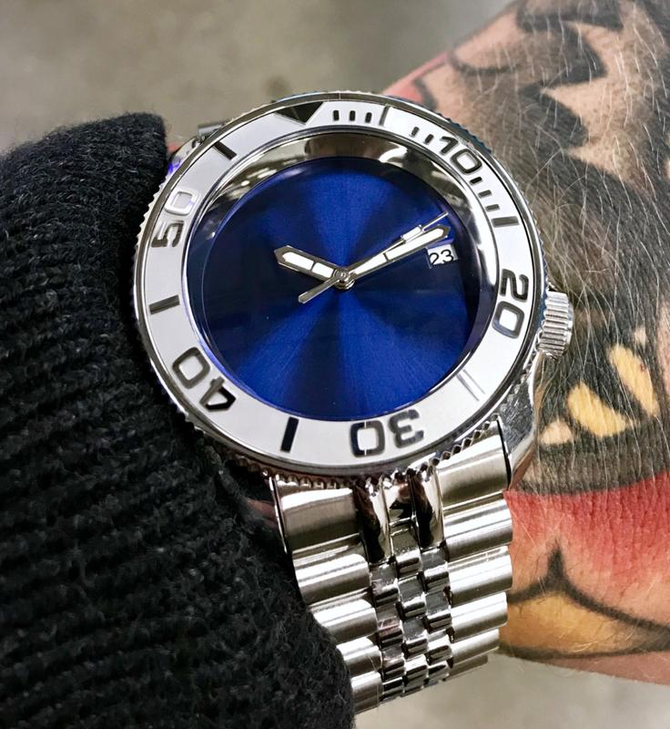 MiLTAT Super-J Louis Brushed stålarmband till Seiko SKX SS221820B020 -  klockmagasinet.com