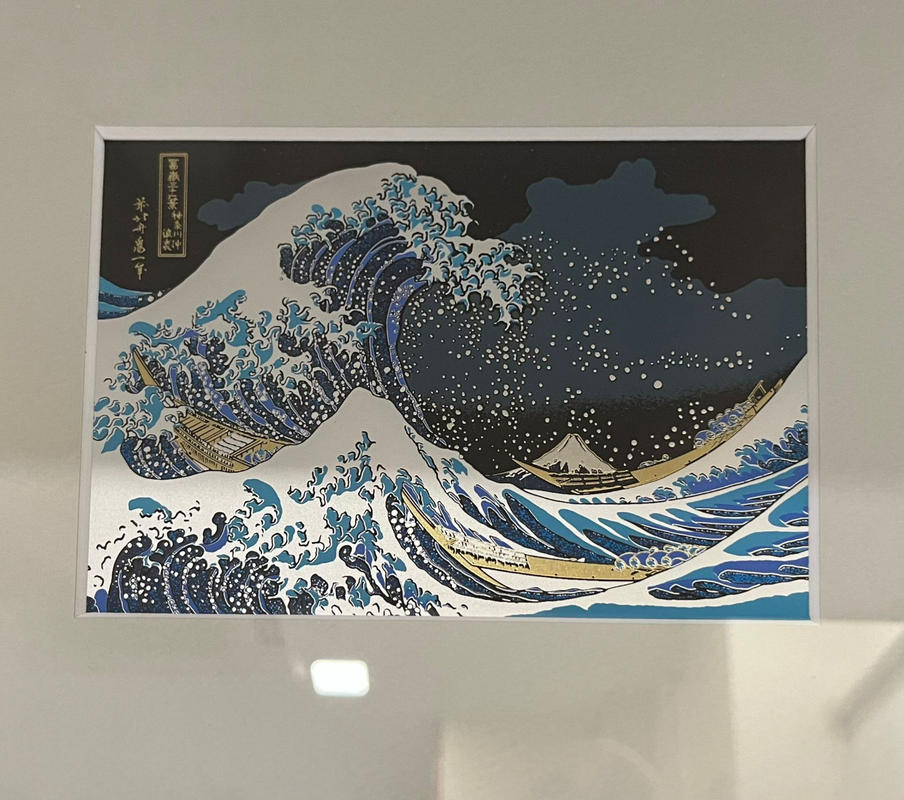 額入り金蒔絵「神奈川沖浪裏」 – Shop of Hokusai ｜ 北斎館ネットショップ