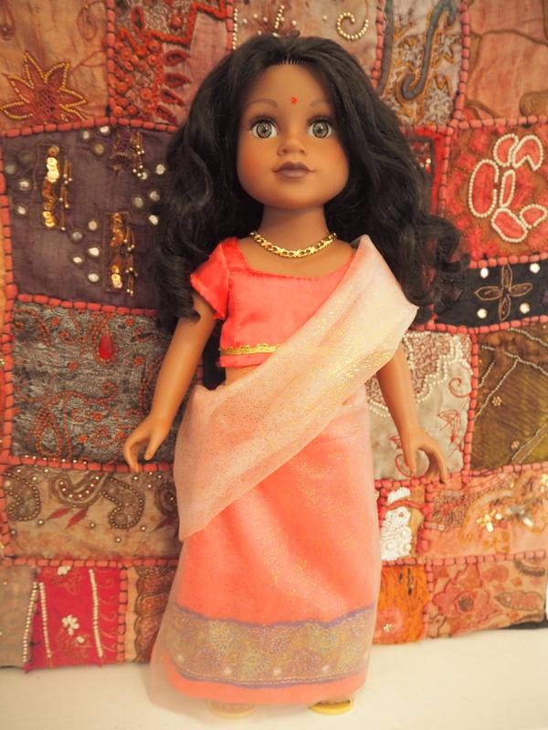 Indian Sari 18 Inch Doll Clothes Pattern PDF Download